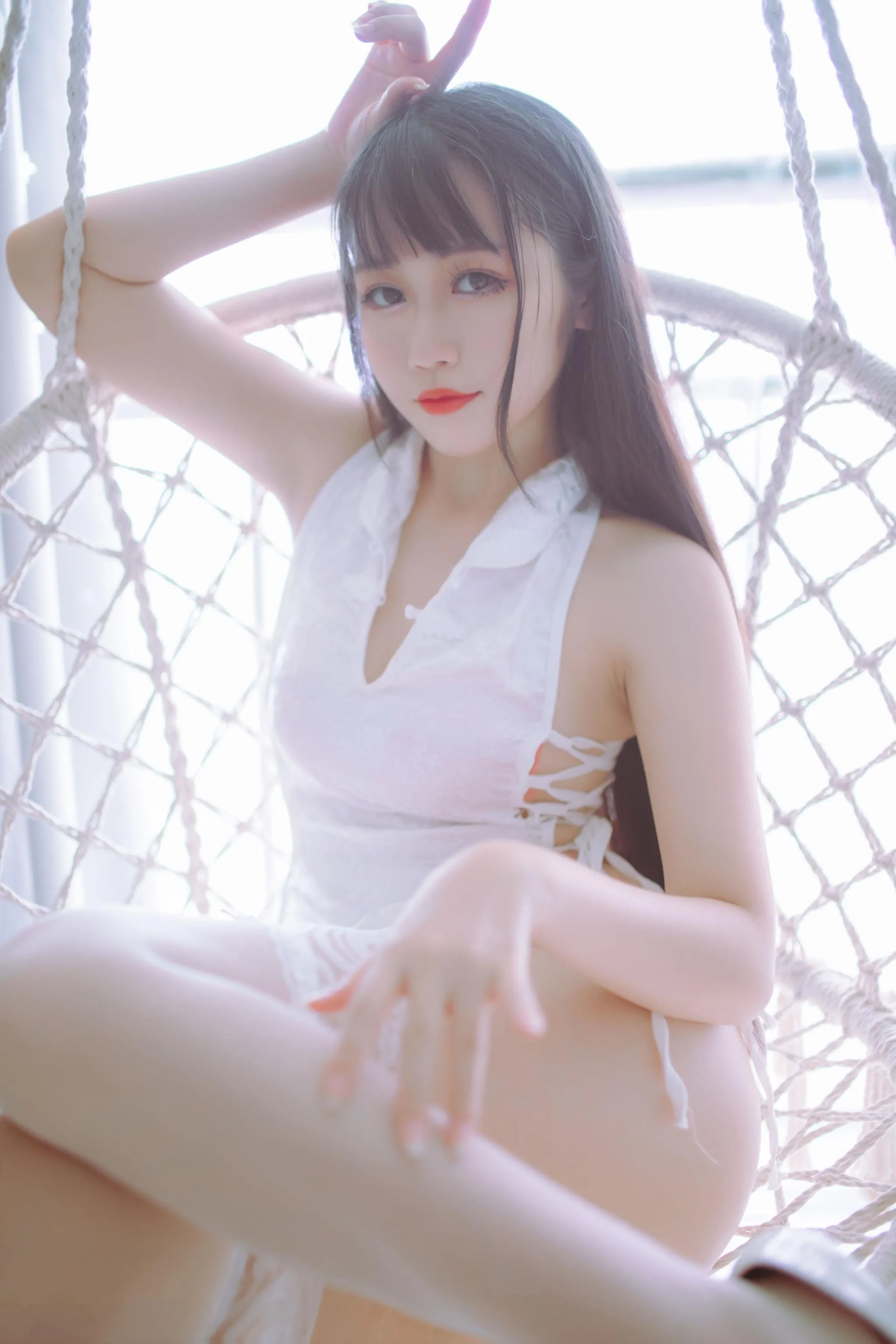 抖娘-利世 – NO.27 黑白旗袍双子 [41P]插图7